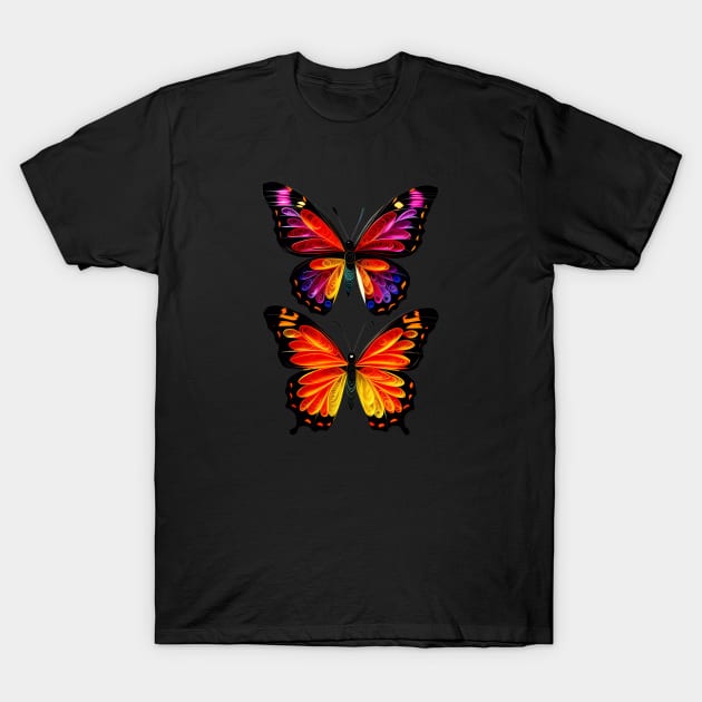 Be Enchanted by our Beautiful Butterflies: Discover our Print-on-Demand Creations T-Shirt by BlackCricketdesign